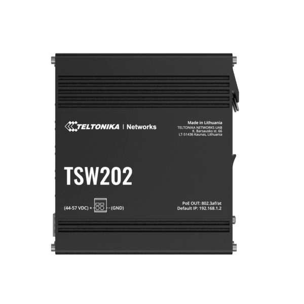 TSW202- 8xportur Gigabit Managed Switch við POE+ - Image 5