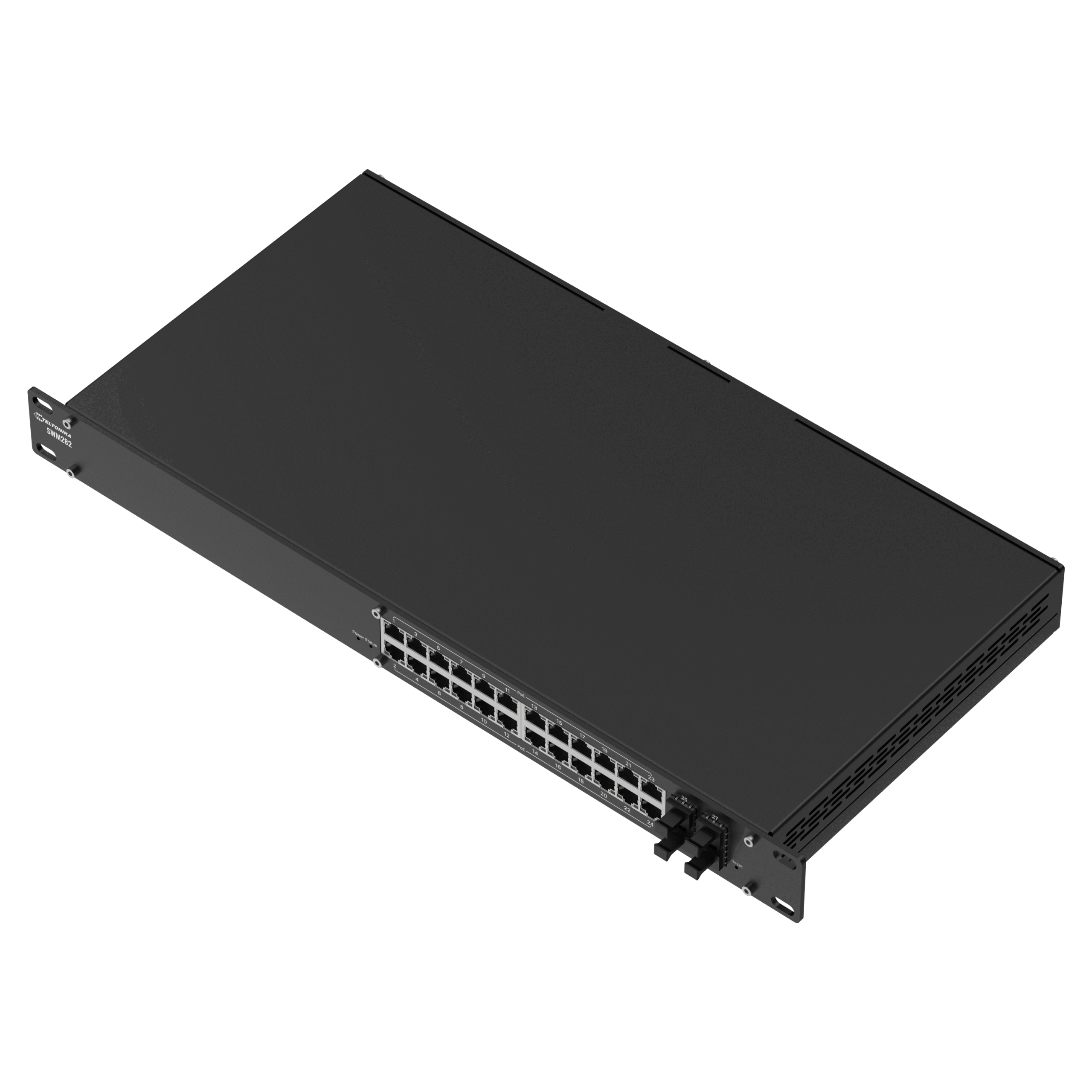 SWM282- 24x Gigabit portur Managed Switch við POE+
