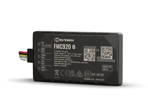 TELTONIKA TELEMATICS FMC920 4G LTE Cat 1 Tracker Quectel EMEA